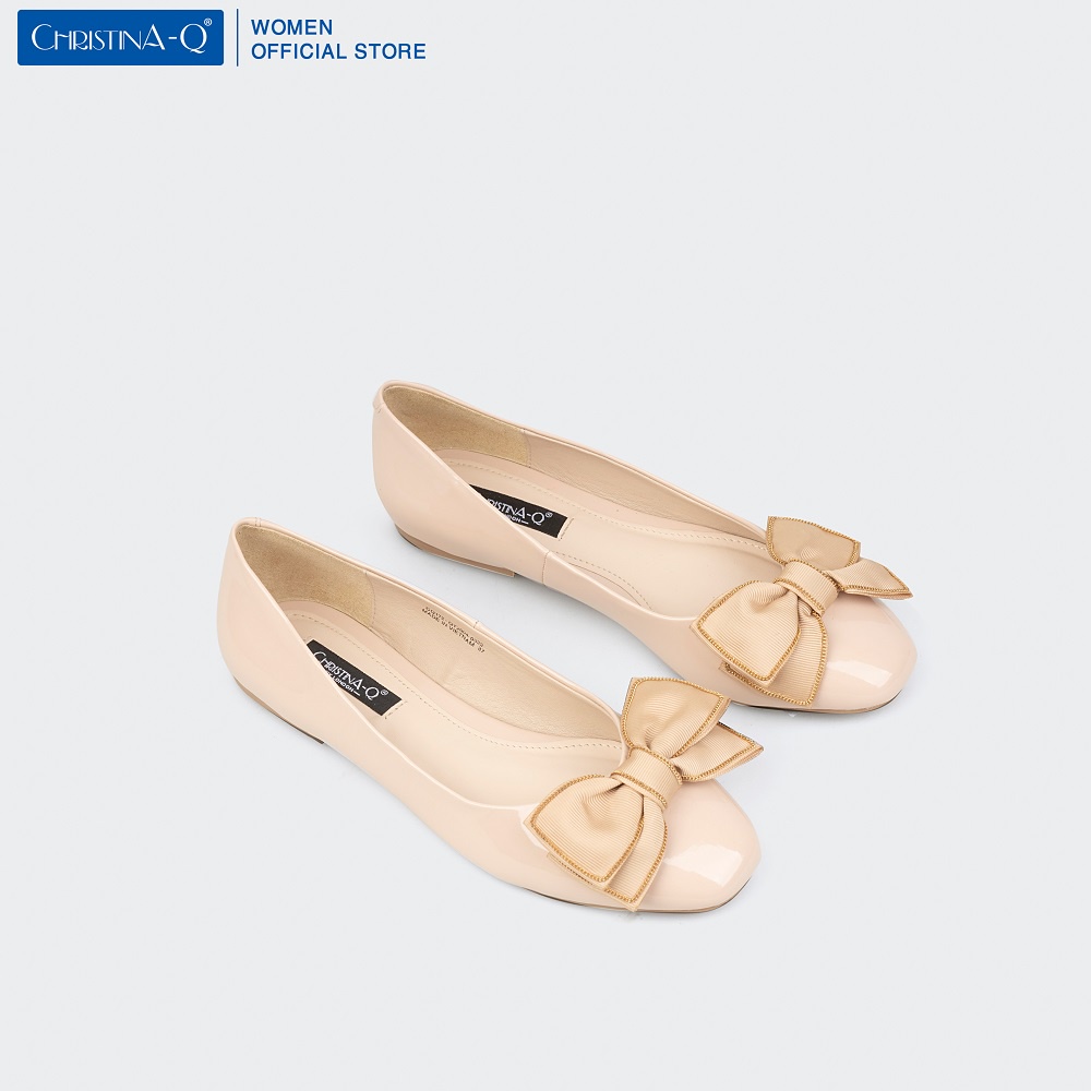 Giày búp bê mũi vuông ChristinA-Q GBB172