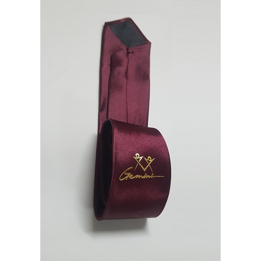 Cà vạt (Tie) họa tiết dát vàng cung Song Tử (12 cung hoàng đạo)