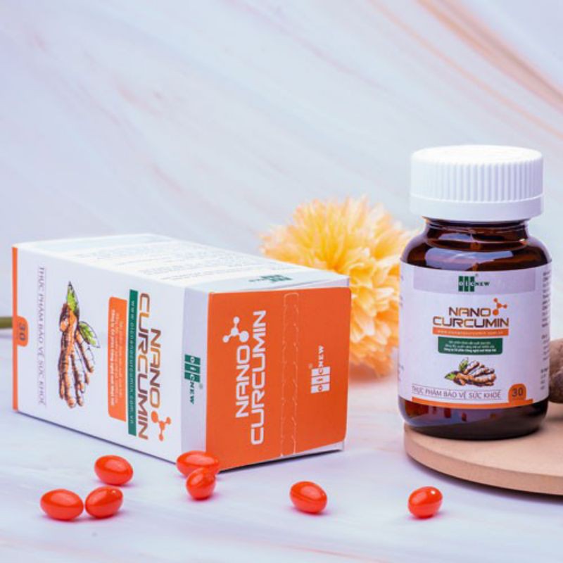 Viên nang Nano Curcumin OIC hỗ trợ điều trị viêm loét dạ dày