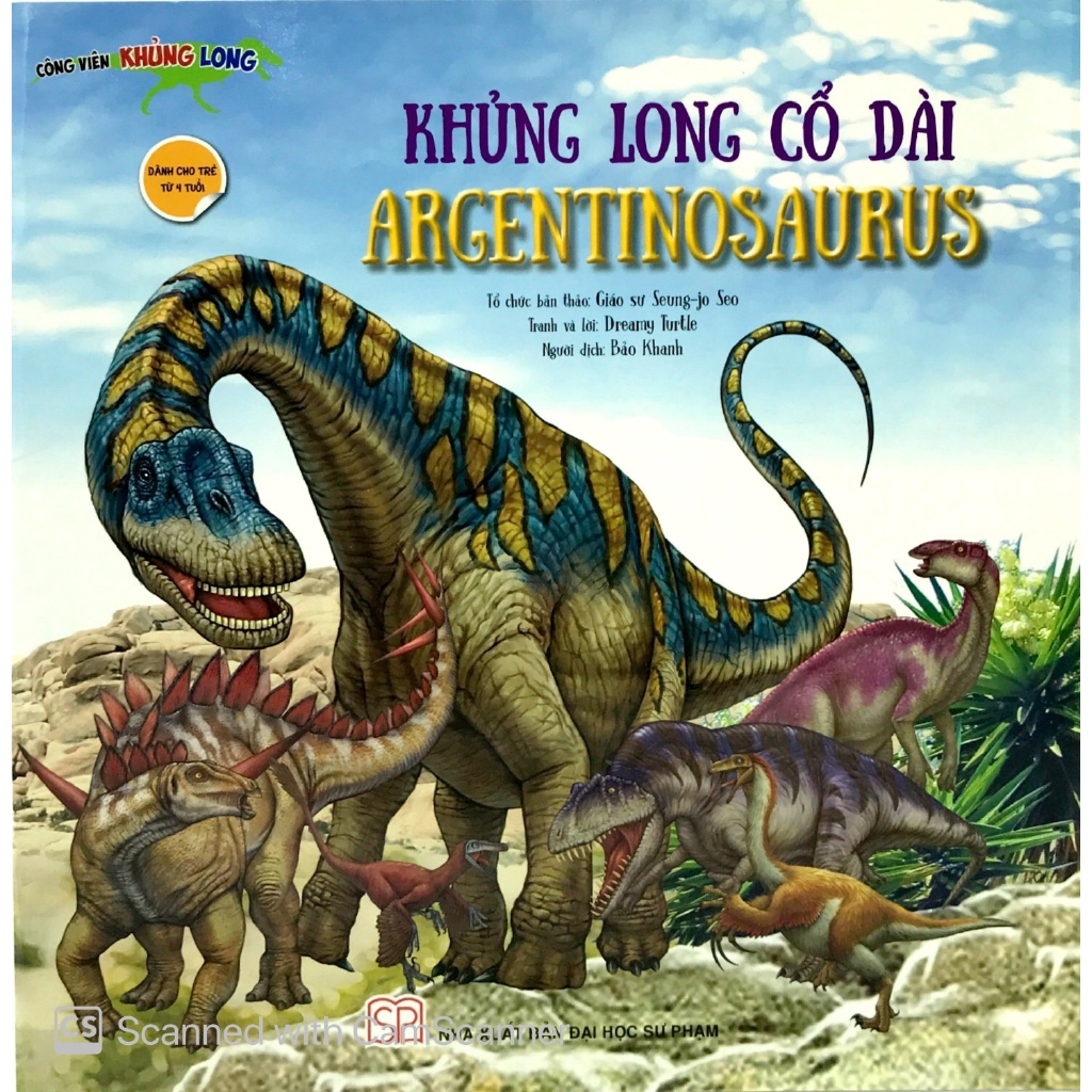 Sách - Khủng Long Cổ Dài - Argentinosaurus