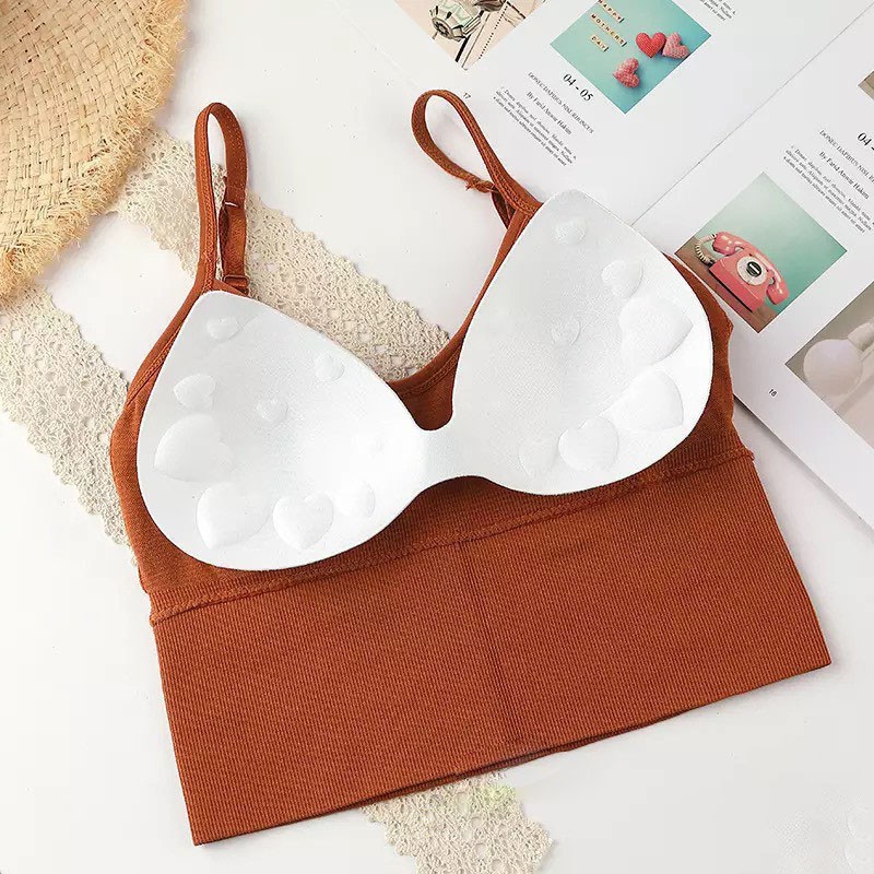 Áo Bra🌸FREE SHIP🌸Áo Bra Hoa Cúc Cao Cấp Tập Gym Yoga Nâng Ngực