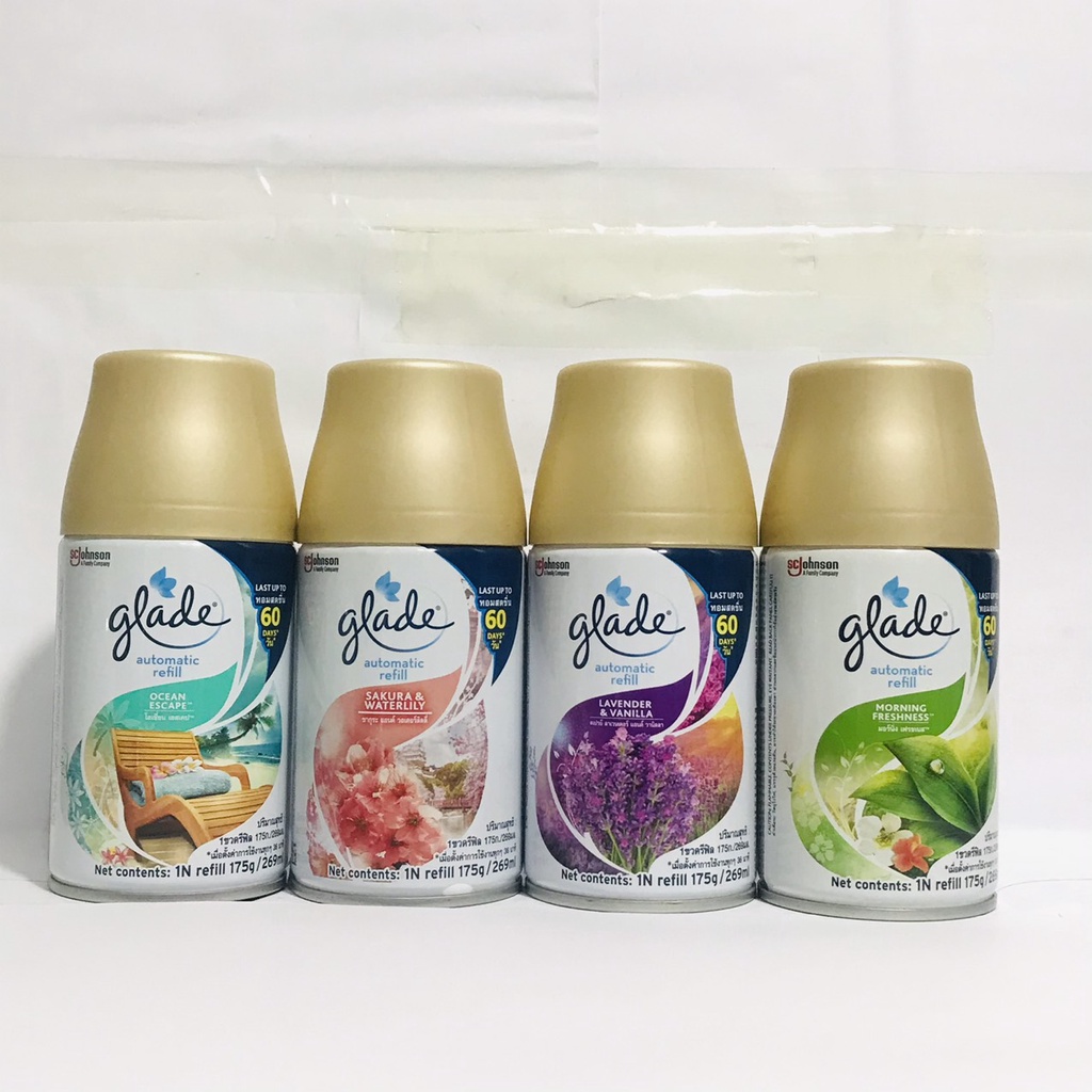 Bình  xịt thơm phòng tự động GLADE Thái Lan 175g