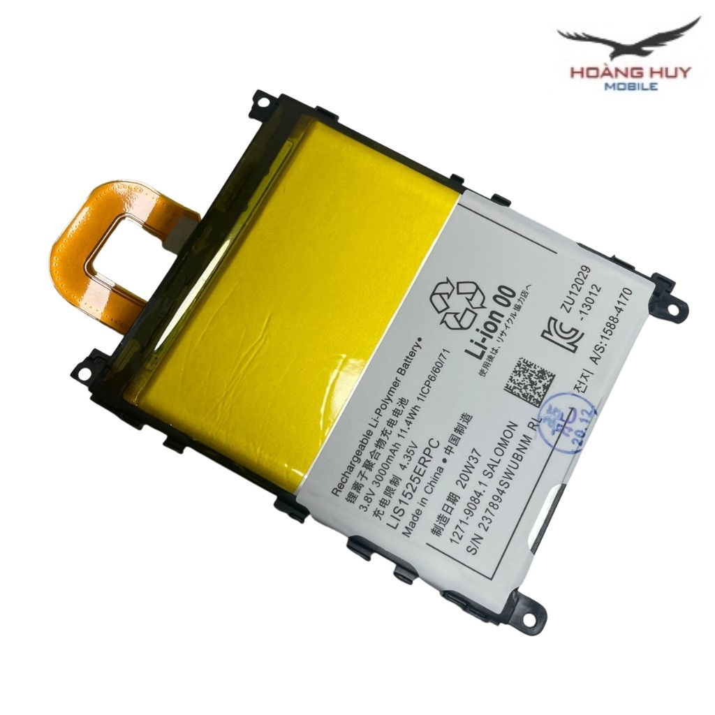 Pin Sony Z1,LIS1525ERPC Dung Lượng 3000mAh Hàng Zin Nhập Khẩu Bảo Hành 6 Tháng 1 Đổi 1