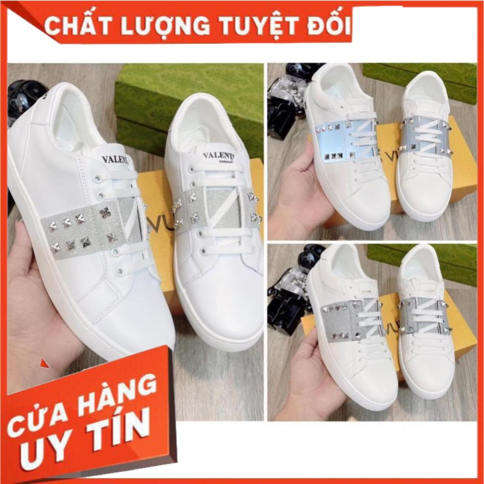 Giầy Sneaker VLTN nam đính đinh phản quang Cao Cấp - Giầy buộc dây VLTN nam đính đinh - Hàng Cao Cấp