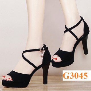 Giày cao gót quai cài đan chéo G3045-320