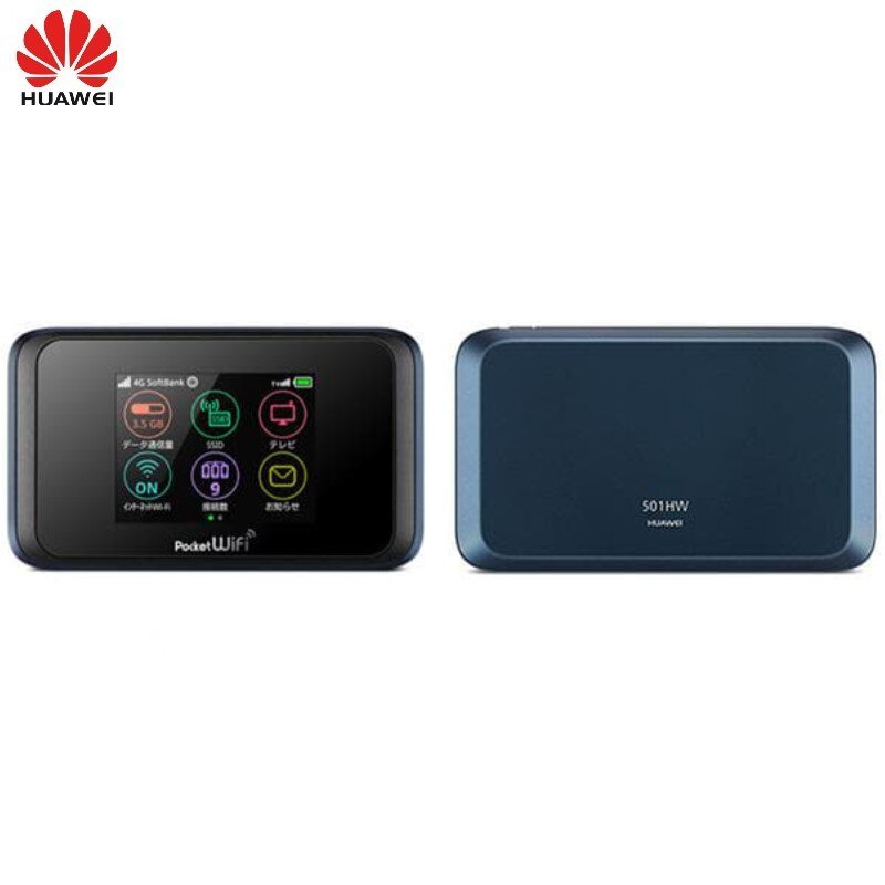 Bộ Phát Wifi Từ Sim 4G Huawei 502HW, thiết bị phát wifi 4g Cầm Tay Nhỏ Gọn, Hàng Xuất Thị Trường Nhật Bản, Pin 3000mAh