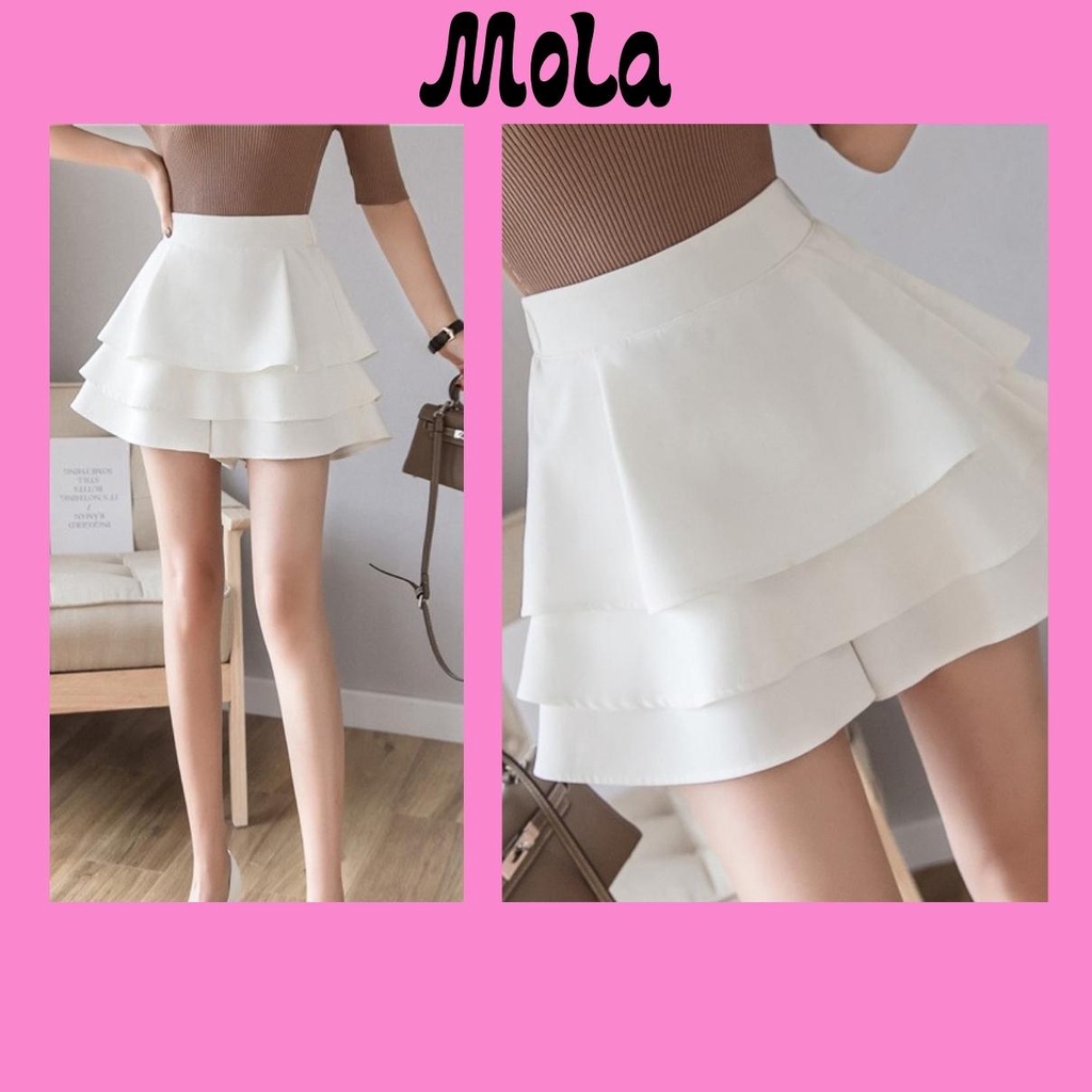 Áo Sơ Mi Kiểu Nữ Tay Ngắn MOLA cổ Vest Phong Cách Công sở Vintage Hàn Quốc Cộc Tay Nữ