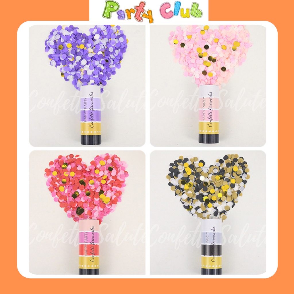 Phụt giấy Confetti phụ kiện sinh nhật,tiệc cưới,party