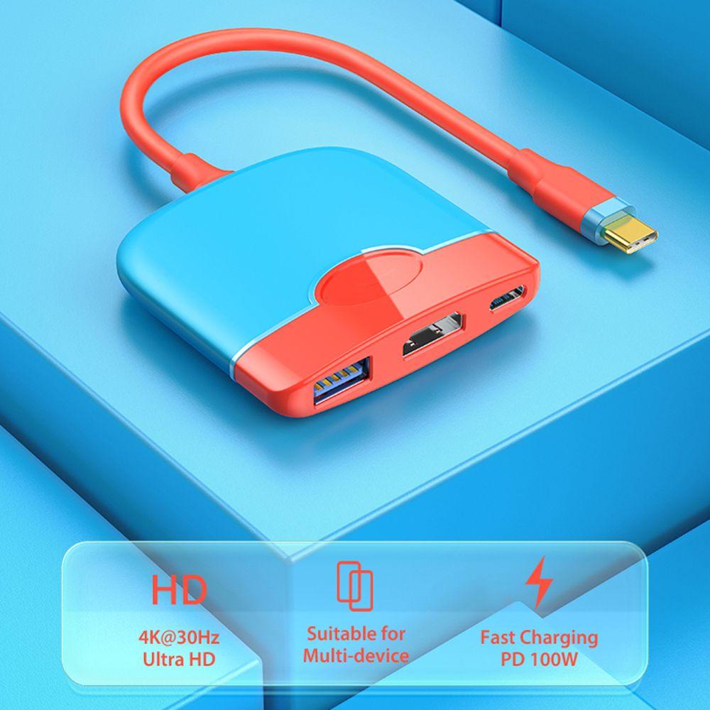 BTLIMER Hub PD 100W Cổng USB Type C Cho Nintendo Switch