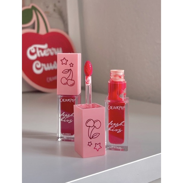 Son tint bóng Colourpop dòng Glossy Lip Stain - Double Cherry đỏ hồng