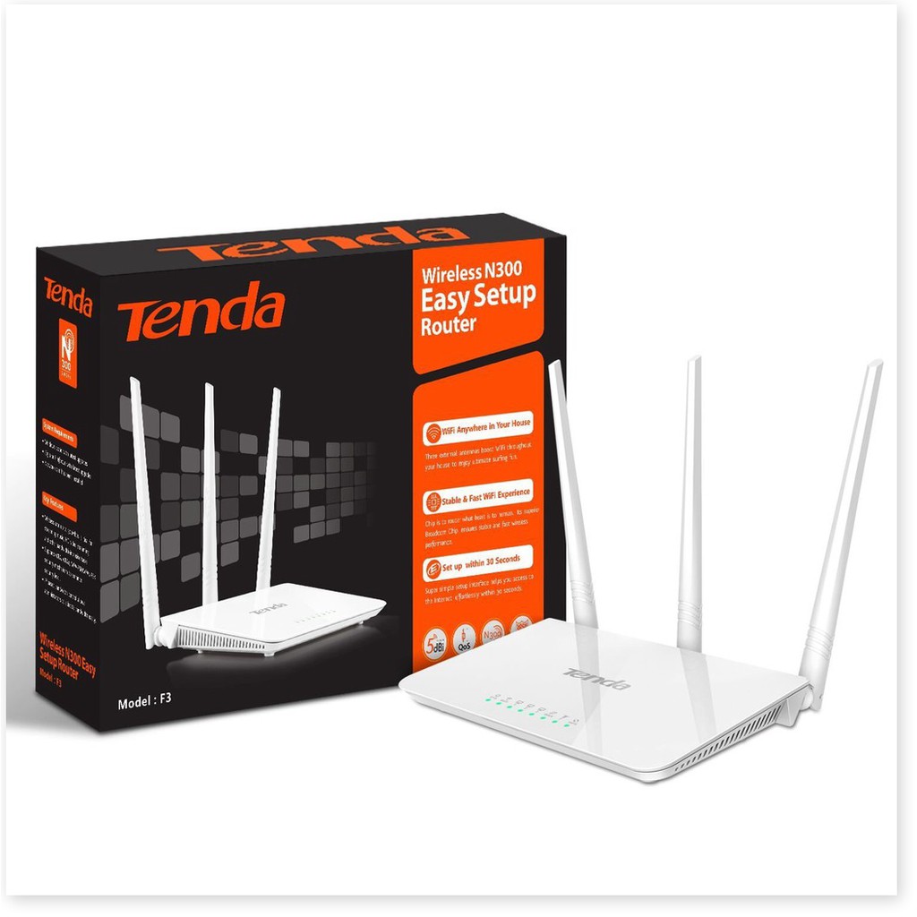 Bộ Phát Wifi Chuẩn N 300Mbps Tenda F3 - MrPhukien