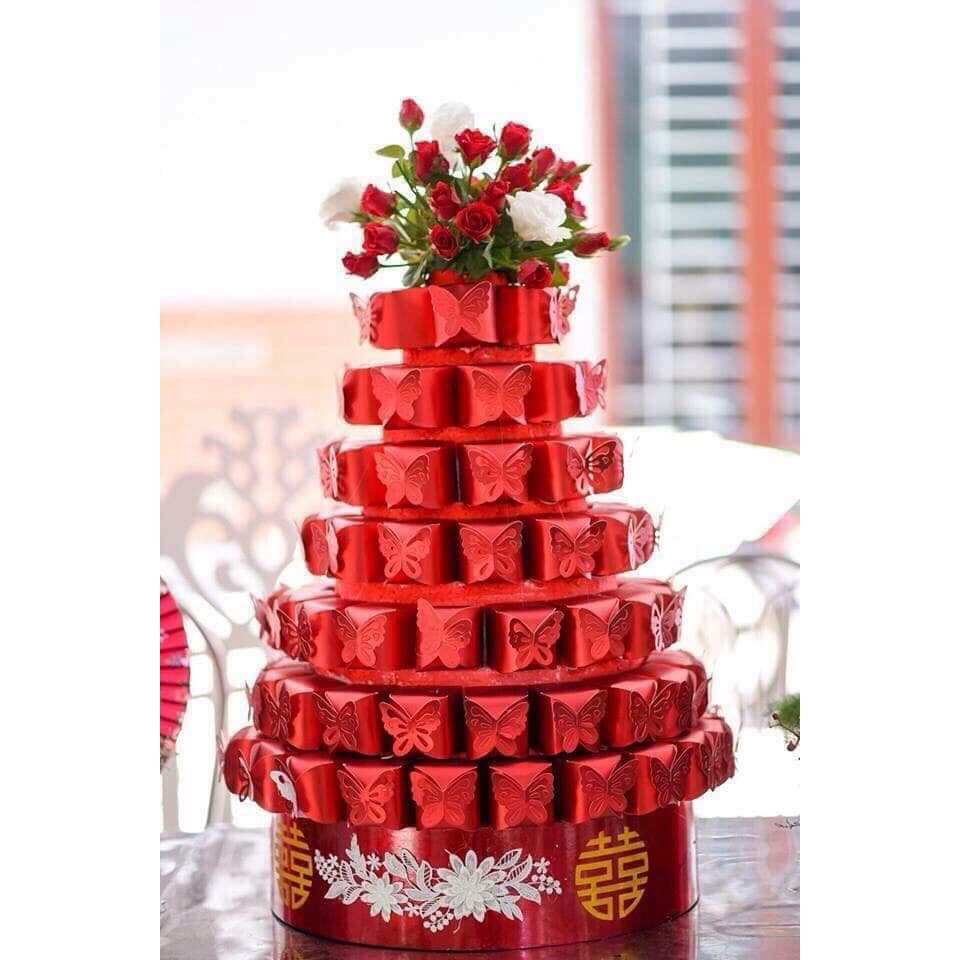 50 -100 vỏ hộp giấy cánh bướm (Vỏ chè cánh bướm)