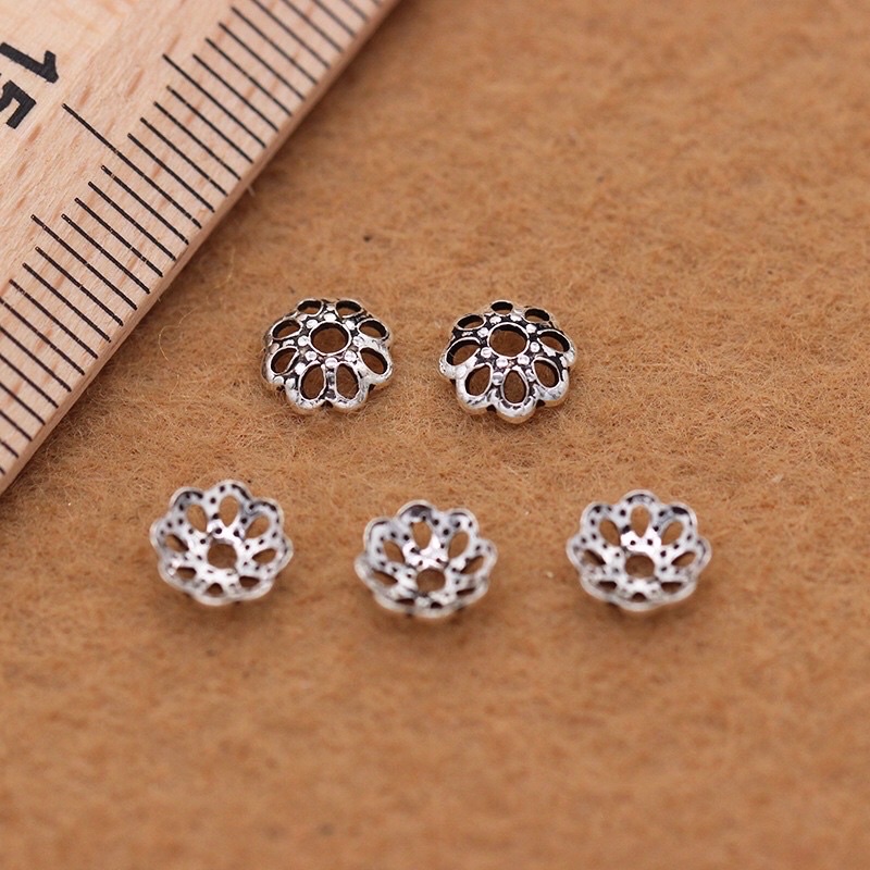 🔥🔥 Charm ốp hoa bạc, ốp đá, bọc hạt đá - Hàng bạc loại 1 siêu đẹp PH531