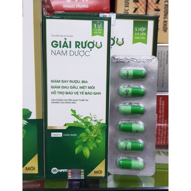 [CHÍNH HÃNG] Giải rượu Nam Dược - Giúp giảm say rượu, giảm ngộ độc rượu