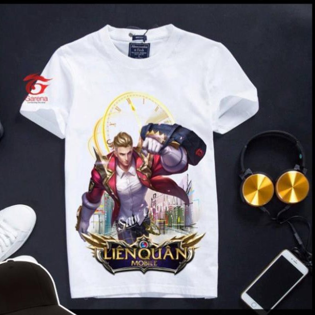 VHL Store [Đủ size] Áo Liên Quân cotton màu trắng chất cực đẹp - Gidu học đường VHL Store