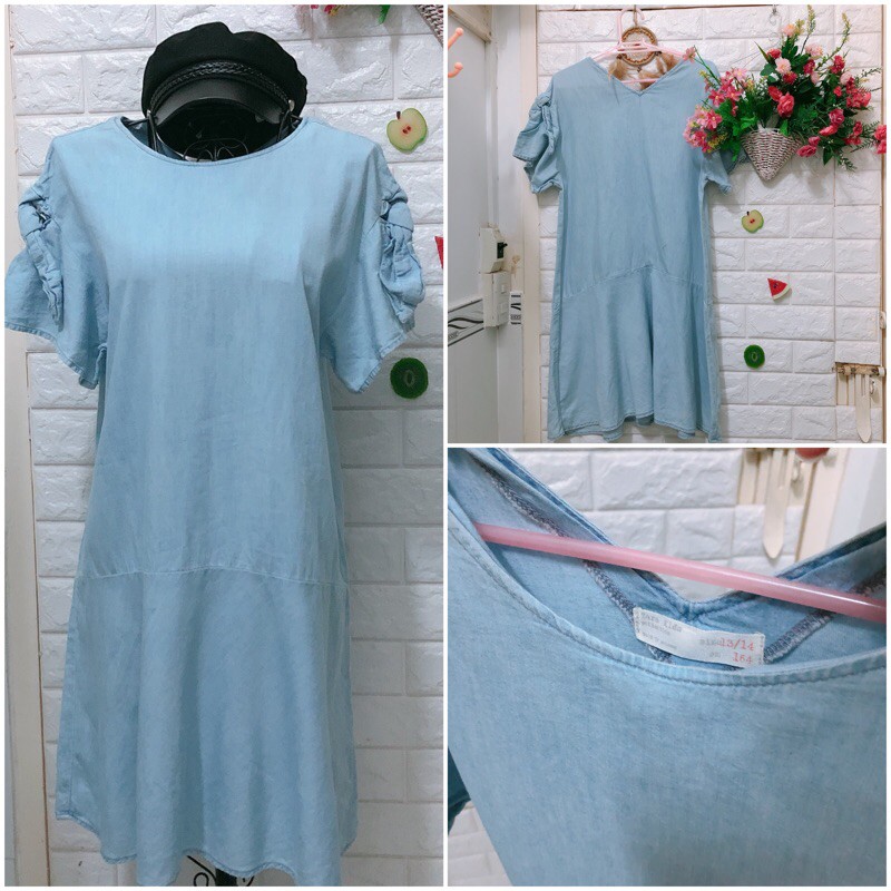 Đầm jean denim thần thánh cập bến