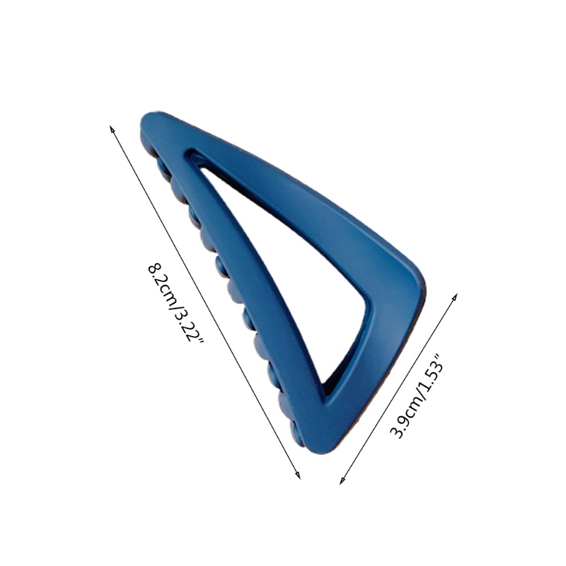 Flgo Kẹp Tóc Đuôi Ngựa Hình Tam Giác Màu Nhám Chống Trượt