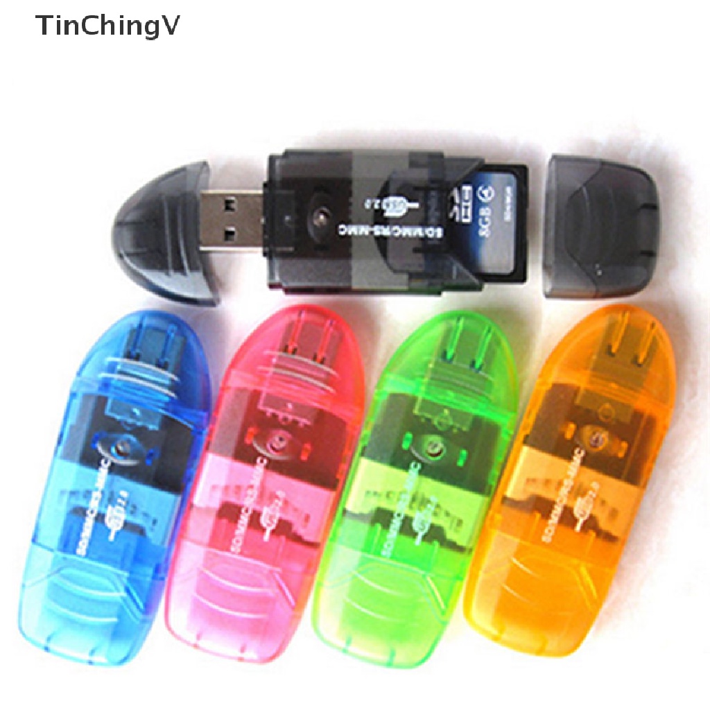 Đầu Đọc Thẻ Nhớ USB 2.0 Cho SDHC TF Lên Đến 64GB
