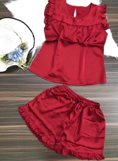 Set lụa satin đùi