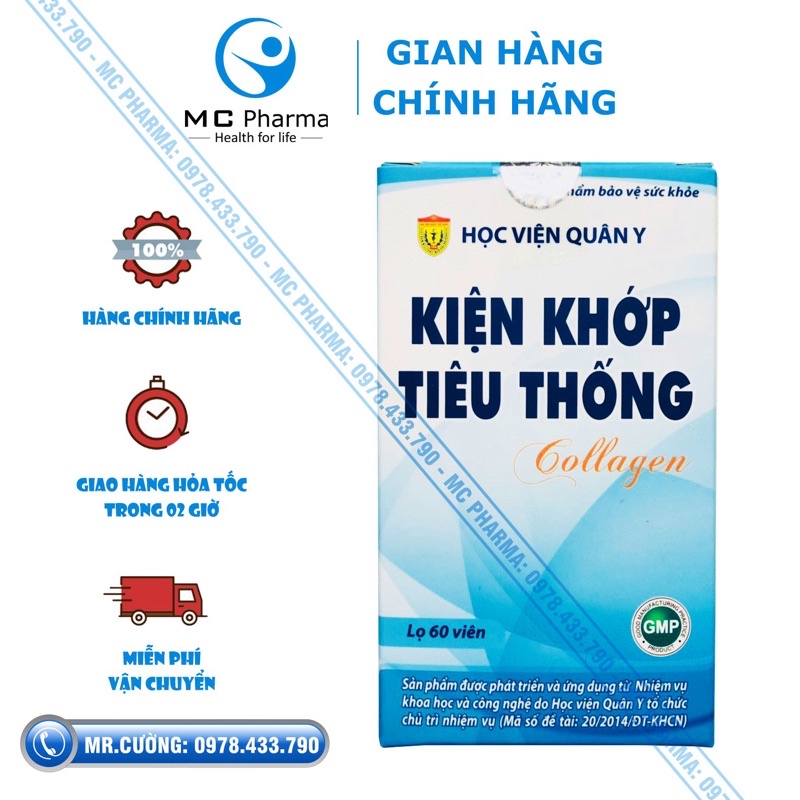 {Chính Hãng} Kiện khớp tiêu thống Học viện quân y {Tăng cường chức năng khớp và hỗ trợ cho người bị đau xương khớp}