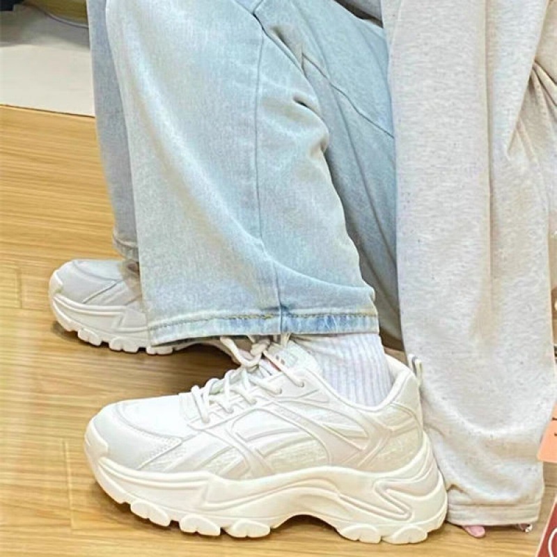 Giày Thể Thao Đế Dày Tăng Chiều Cao Thoáng Khí Dành Cho Nữ