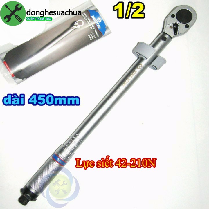 Cần siết lực 1/2 Kingtony 34423-1A 42-210N.m dài 450mm