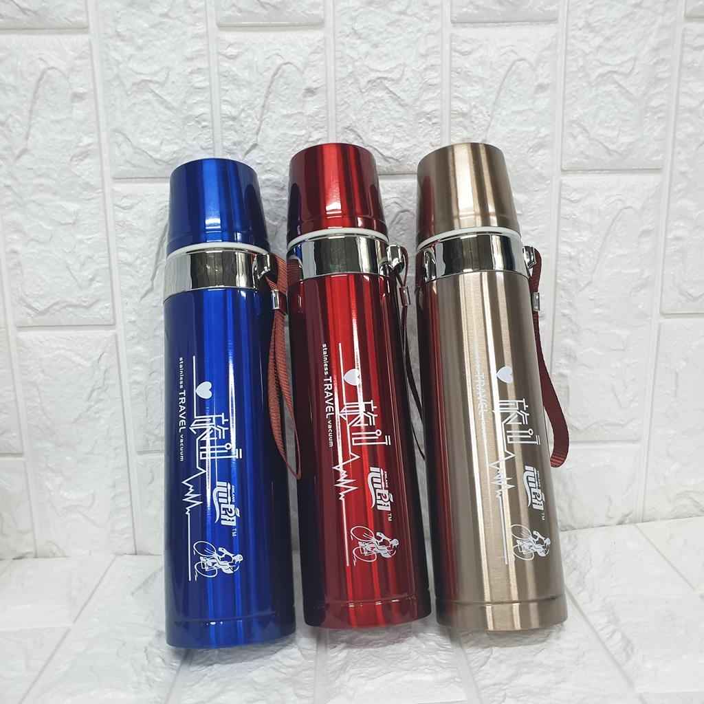 [FREESHIP] Bình Đựng Nước TRAVEL Giữ Nhiệt Nóng Lạnh Inox 304 Cao Cấp 2 Lớp Dung Tích 750ml Thiết Kế Đẹp Mắt, Sang Trọng