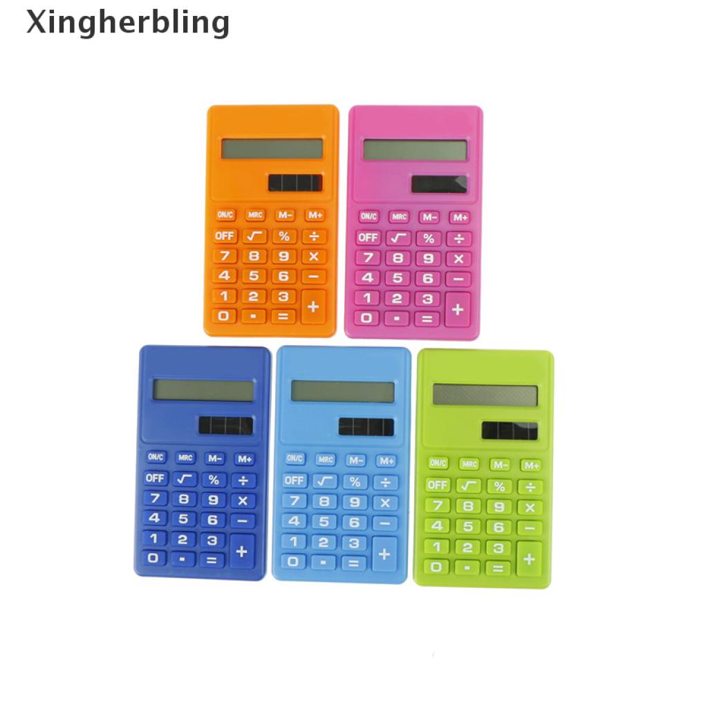 Máy Tính Năng Lượng Mặt Trời 8 Chữ Số Mini Dễ Thương