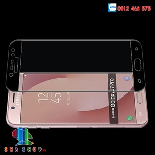 Kính cường lực Samsung Galaxy J7 Pro 2017 Full màn hình (đen) - 9D