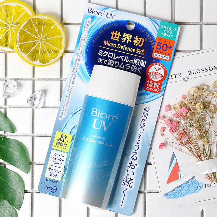 Kem chống nắng Biore UV Aqua Rich 90ml dạng gel Nhật Bản