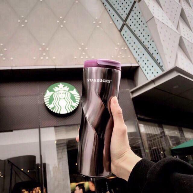 Bình giữ nhiệt Starbucks Ombre Xoắn inox 304 - BÌNH STARBUCKS XOẮN ỐC JAPAN OMBRE AUTUMN