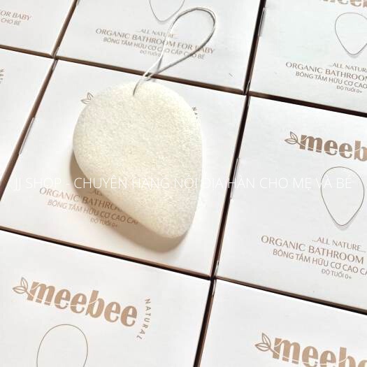 Bông Tắm Tạo Bọt Hữu Cơ MEEBEE Cho Bé