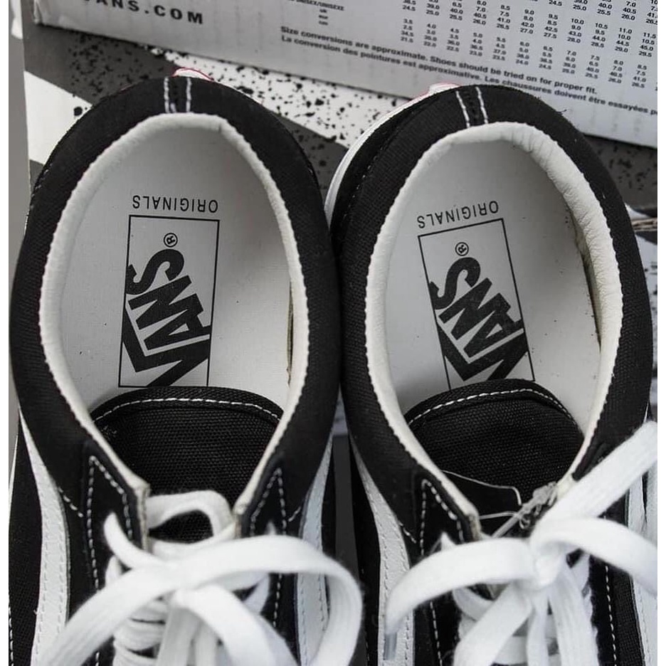 [ NEW] GIÀY VANS VAULT OLD SKOOL MÀU ĐEN ⚡Full box bill⚡ Giày thể thao nam nữ 2022