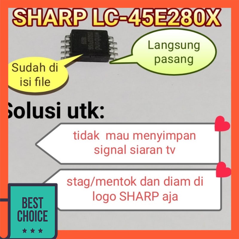 Bộ nhớ tivi LED Sharp LC-45E280X