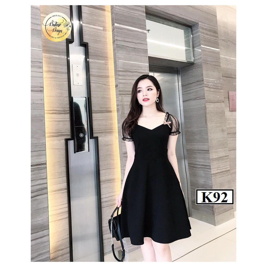 [FREESHIP] Váy đầm dự tiệc K92 Đen BUTINO SHOP thời trang nữ hàng thiết kế Cao Cấp | BigBuy360 - bigbuy360.vn