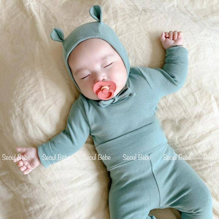 Bộ bodysuit Pulpul cho bé 5-12kg hãng Peekaboo không kèm mũ