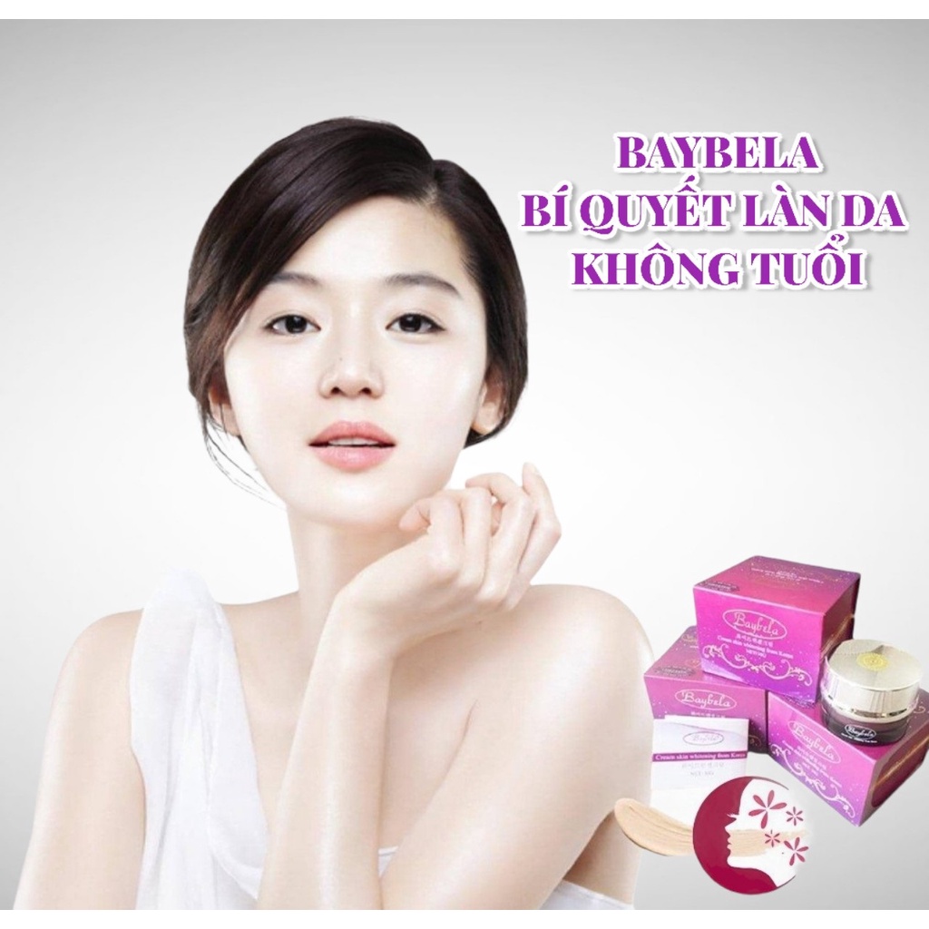 KEM TRẮNG DA, MỜ NÁM TÀN NHANG, CHỐNG NẮNG, THU NHỎ LỖ CHÂN LÔNG BAYBELA CAO CẤP BA3