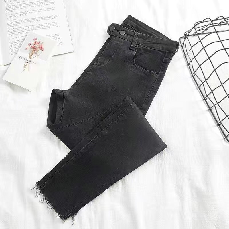 Quần Jean Skinny Nữ dáng ôm lưng cao