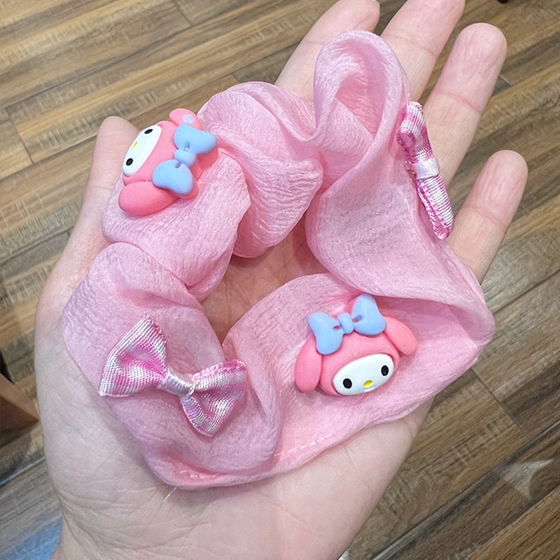 Dây Cột Tóc Nabel Màu Hồng Ngọt Ngào Dễ Thương Phong Cách Hàn Quốc Cho Bé Gái