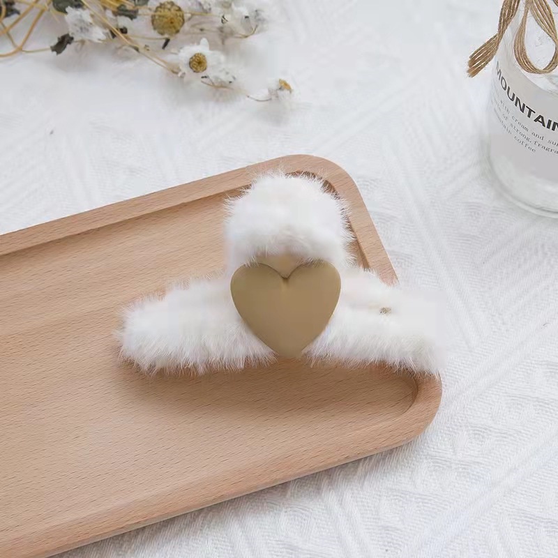 Kẹp Tóc Phủ Lông Hình Cá Mập Cỡ Lớn Độc Đáo