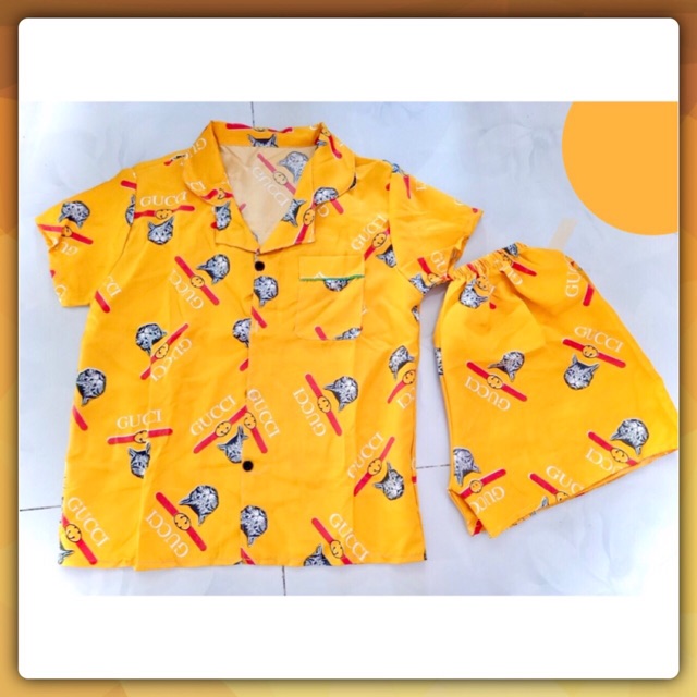🌻Bộ Pijama kate Thái tay cộc đùi
