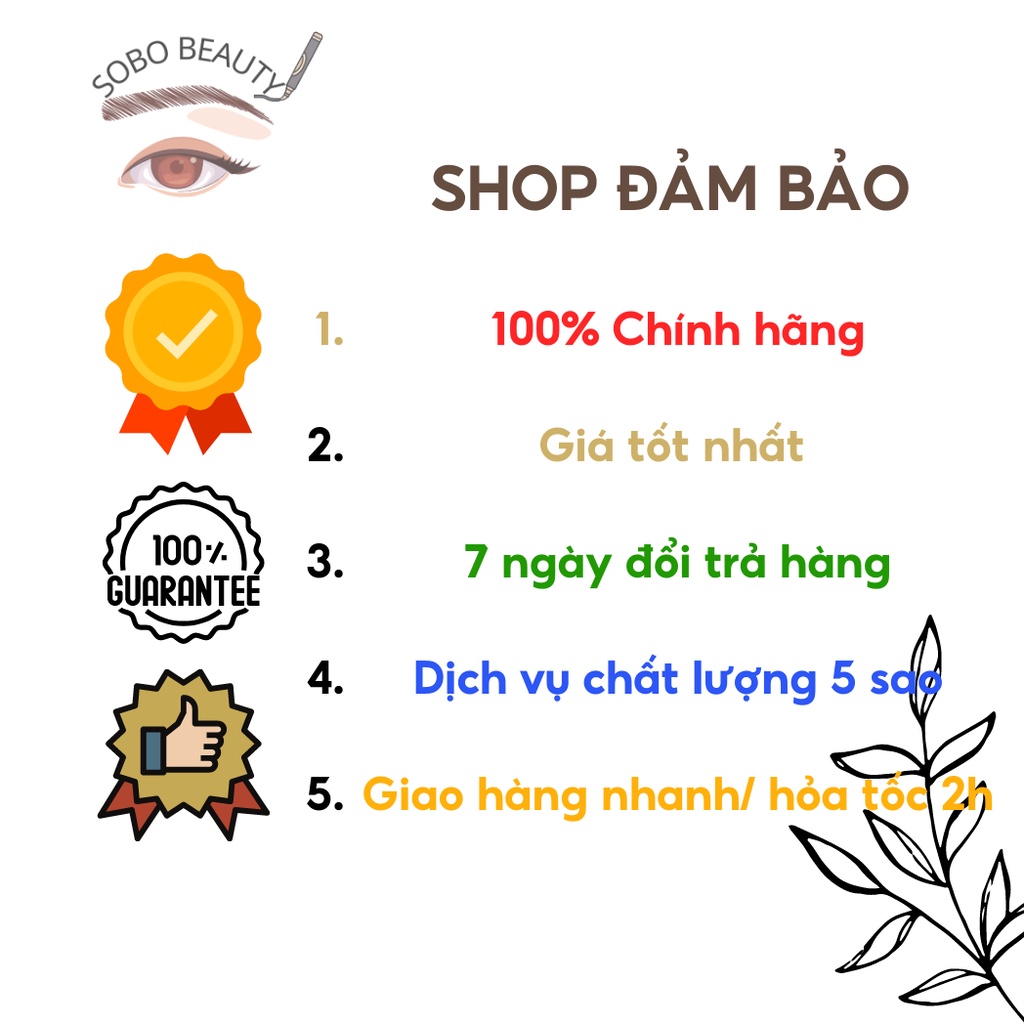 Bộ cọ trang điểm mắt mini- bộ 5 cọ