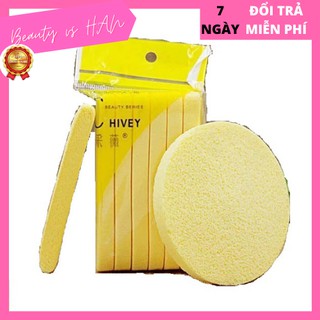 Mút Rửa Mặt Bọt Biển Mềm Mịn Dạng Bông Nở, Gói 12 Thanh