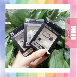 Combo viền kim loại bảo vệ camera iphone 7pl/8pl