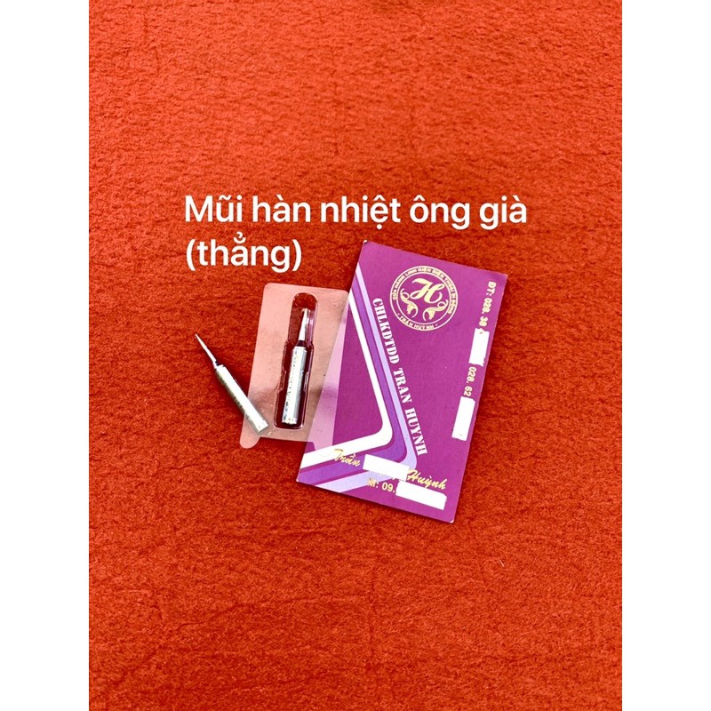 mũi hàn nhiệt (40w) hiệu ông già : công - thẳng - lưỡi dao