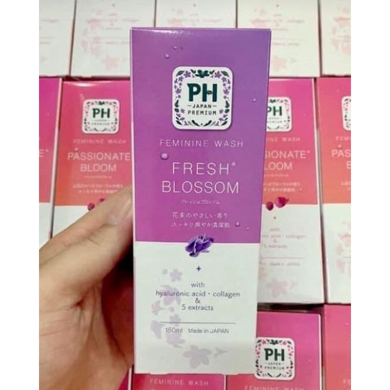 (Có tem phụ)Dung Dịch Vệ Sinh Hoàn Toàn Tự Nhiên PH Care PH Japan Premium Fresh Blossom Hương Hoa Nhật Bản (150ml)