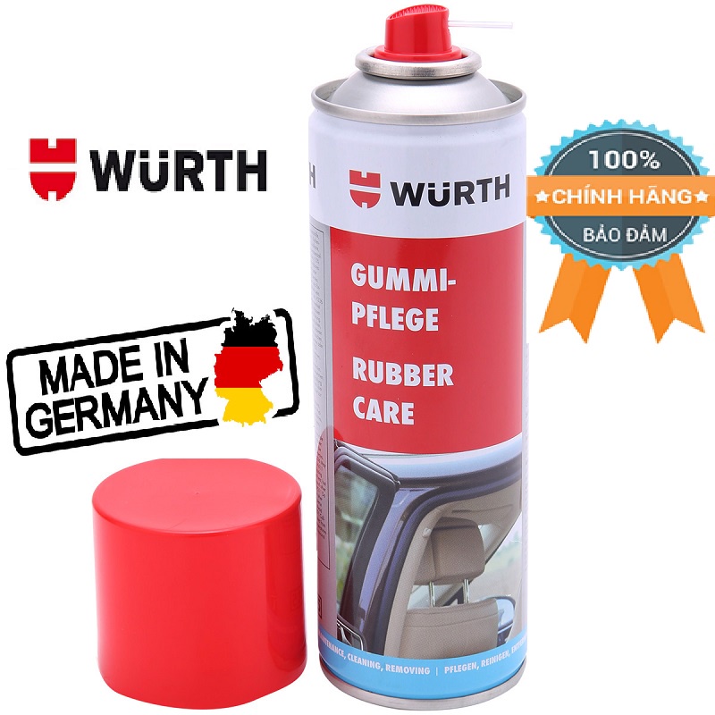 Chai Xịt Bảo Dưỡng Cao Su WURTH Rubber Care 0890110 300ml | HIBUCENTER