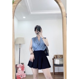 BÁN SỈ ÁO LỤA CỔ V BSKK VNXK CHO NỮ