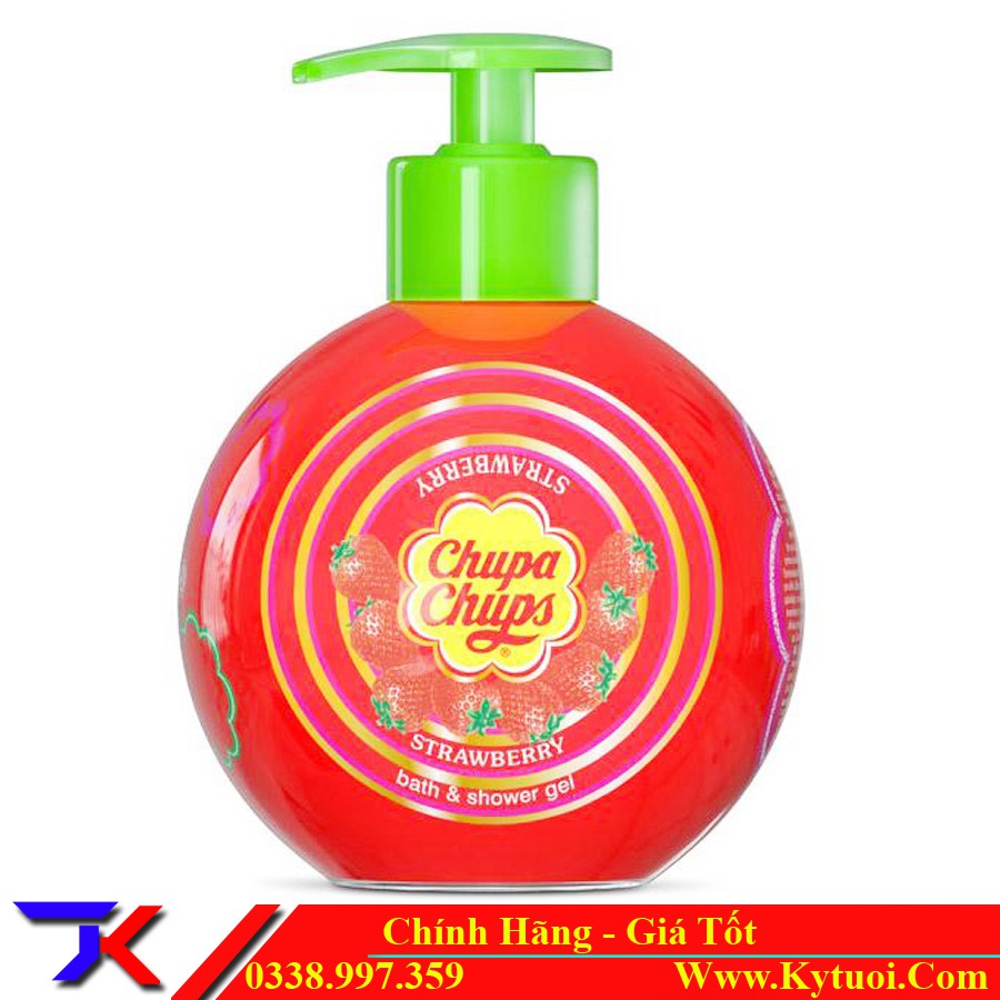Dầu Tắm Dưỡng Thể URODA 2&1 Dành Cho Trẻ Trên 3 Tuổi CHUPA CHUPS 300ml