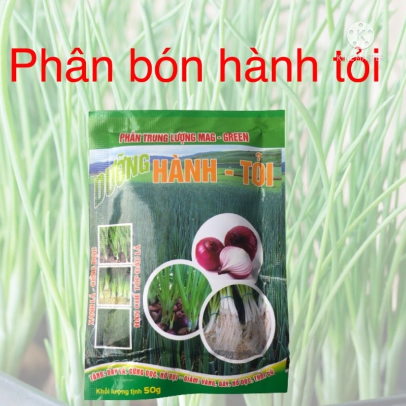 Phân bón chuyên dùng cho Hành, tỏi, mủa, kiệu Dưỡng hành tôi gói 50g